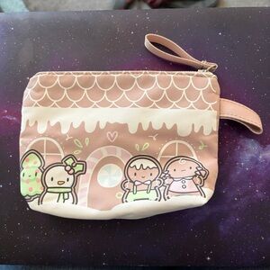 Hubman and Chubgirl gingerbread friends small pouch bag organizer
